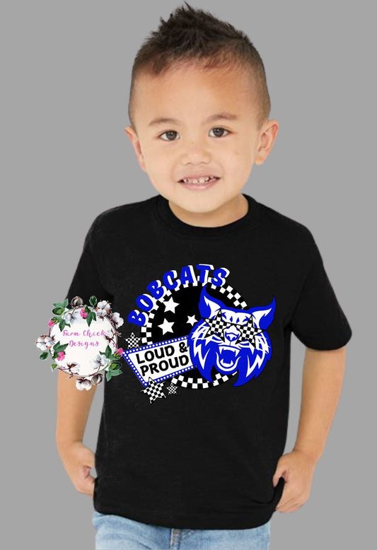 TODDLER AND YOUTH BOBCATS LOUD & PROUD
