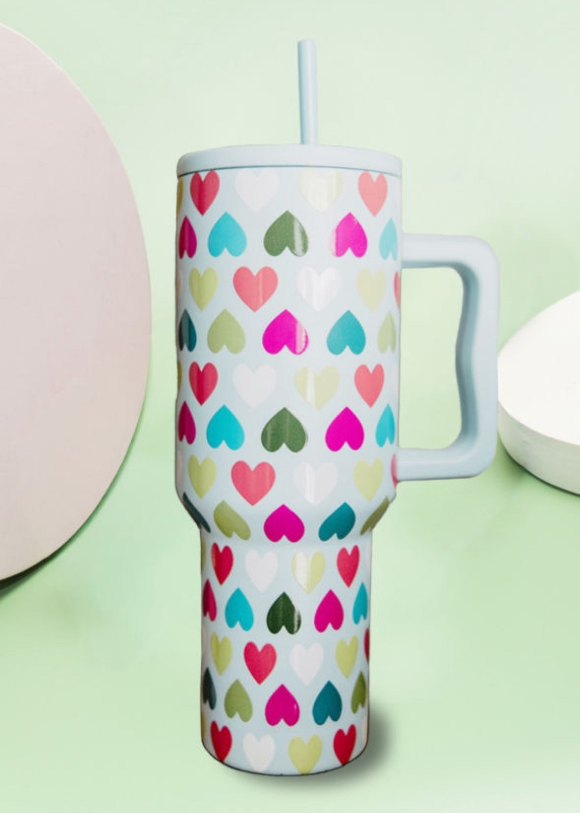 Colorful Heart Tumbler