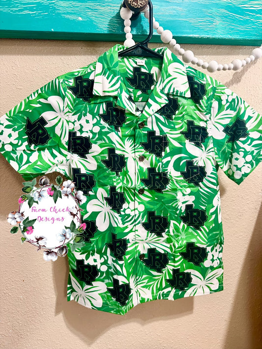 ROPES BUTTON UP HAWAIIAN SHIRT