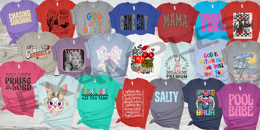 10.00 MYSTERY TEE SALE