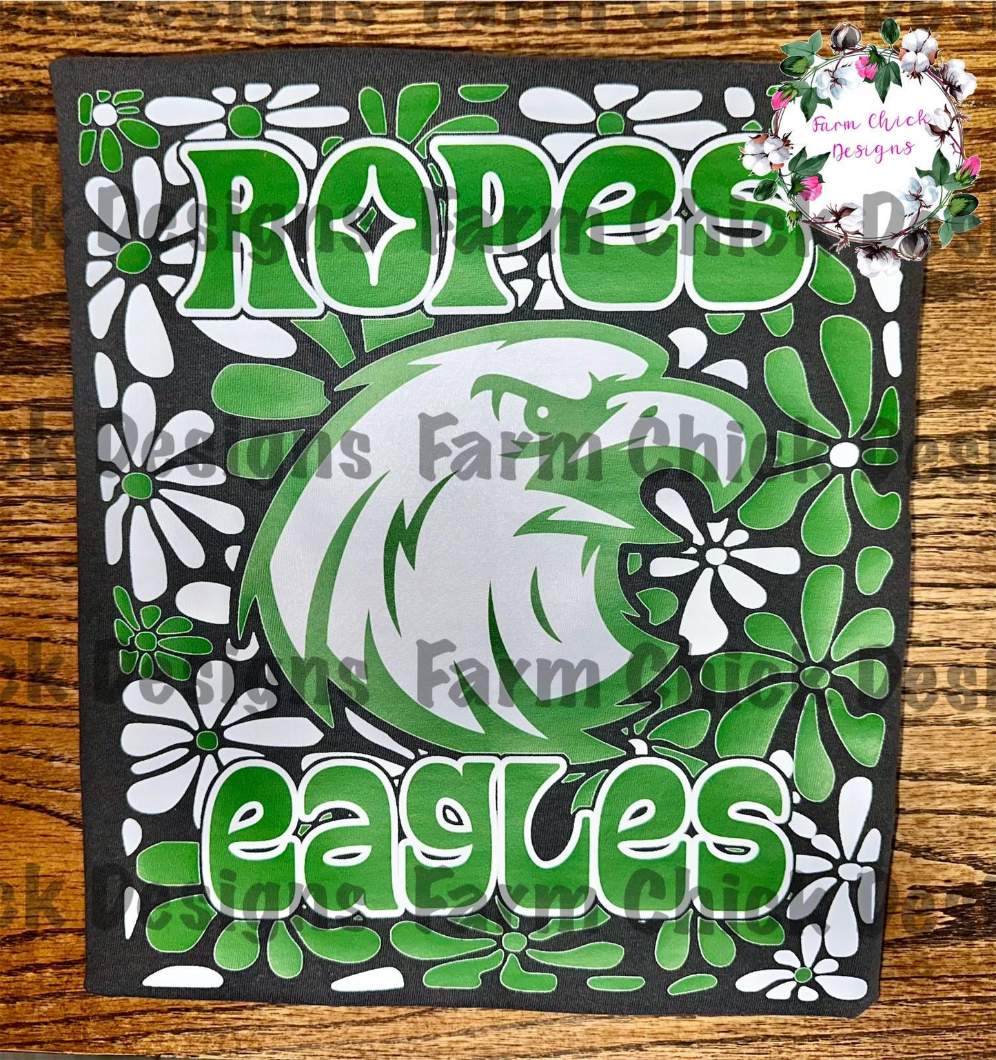 ROPES EAGLES FLORAL