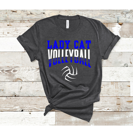 UNISEX Lady Cat Volleyball tee