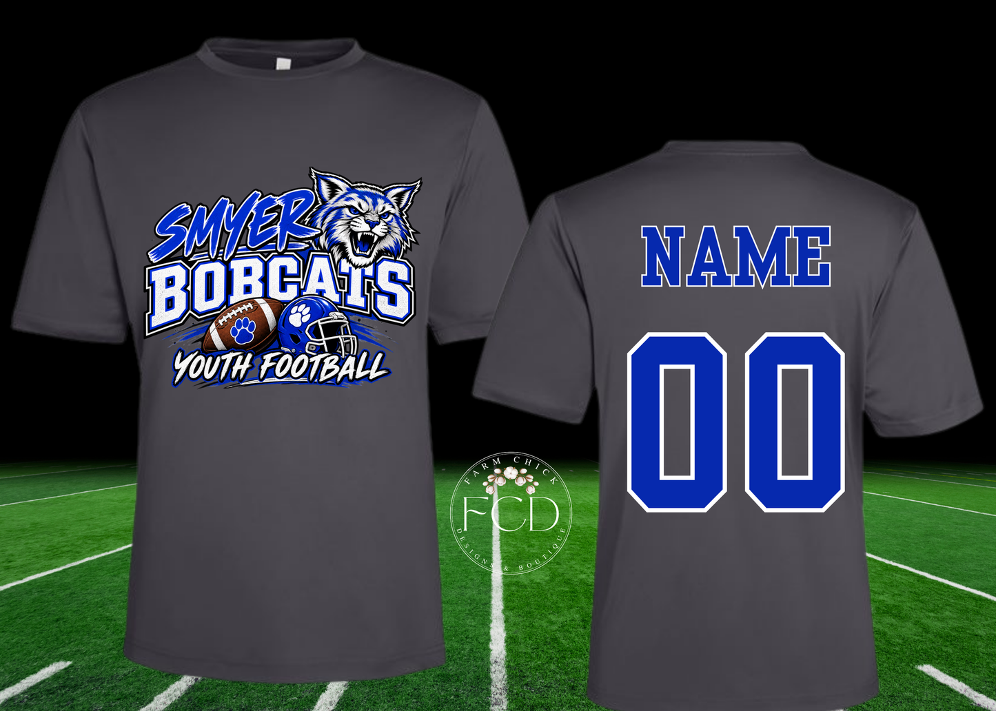 SMYER YOUTH FOOTBALL DRI FIT TSHIRTS
