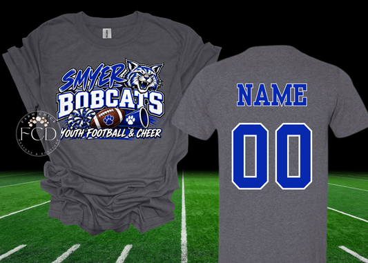 SMYER YOUTH FOOTBALL AND CHEER BELLA CANVAS T-SHIRTS