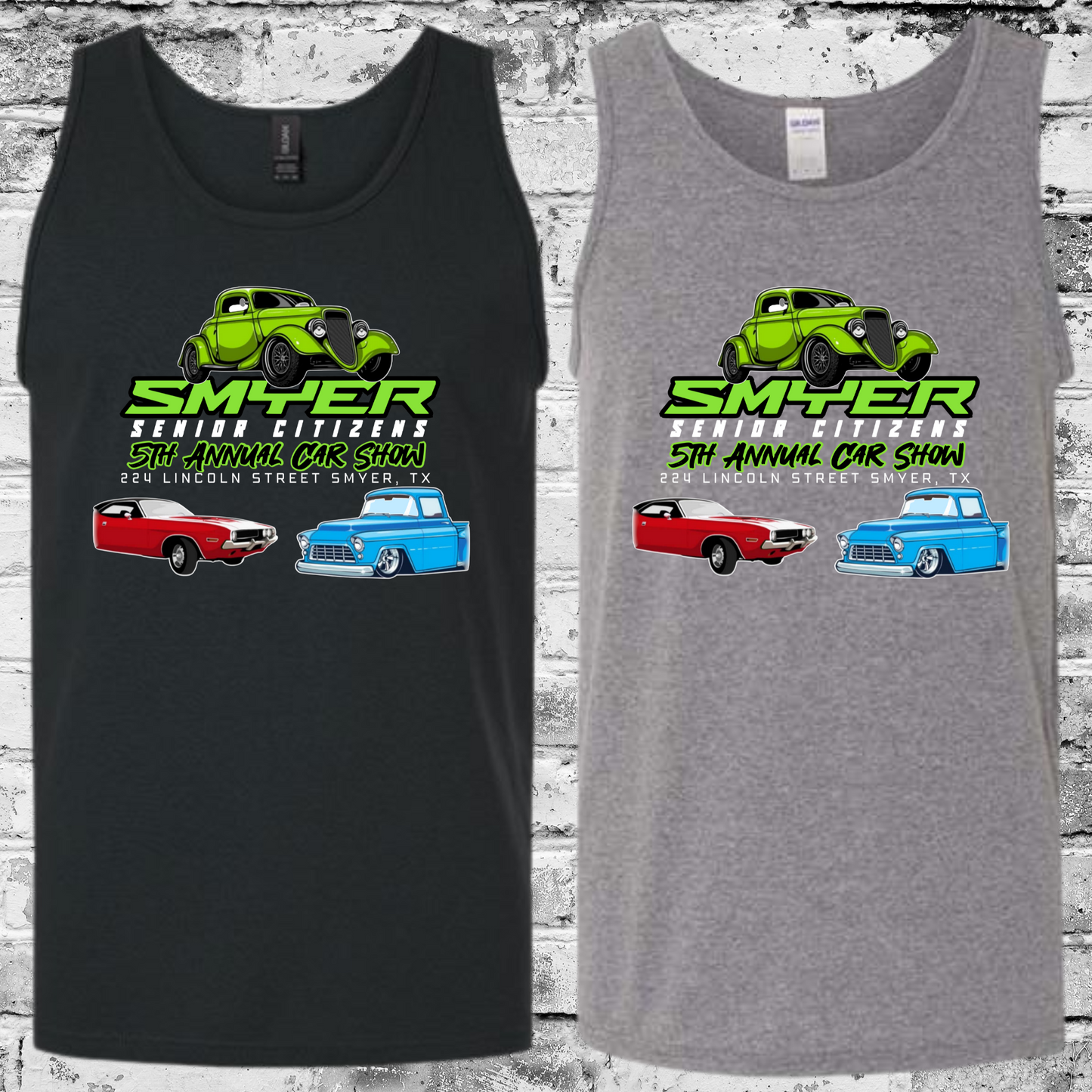Smyer Senior Citizen's Car Show Tank Tops