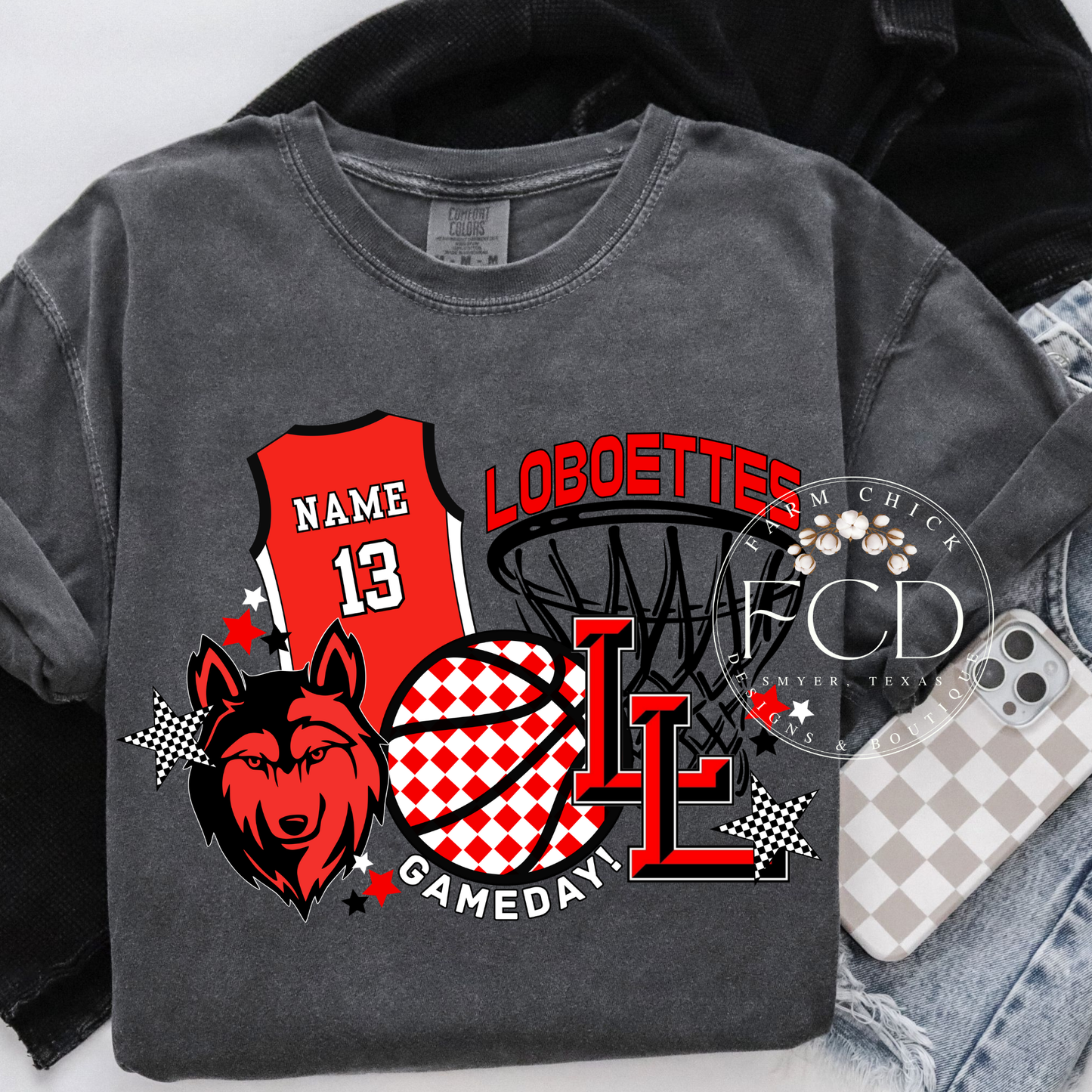 CUSTOM BASKETBALL FAN SHIRT