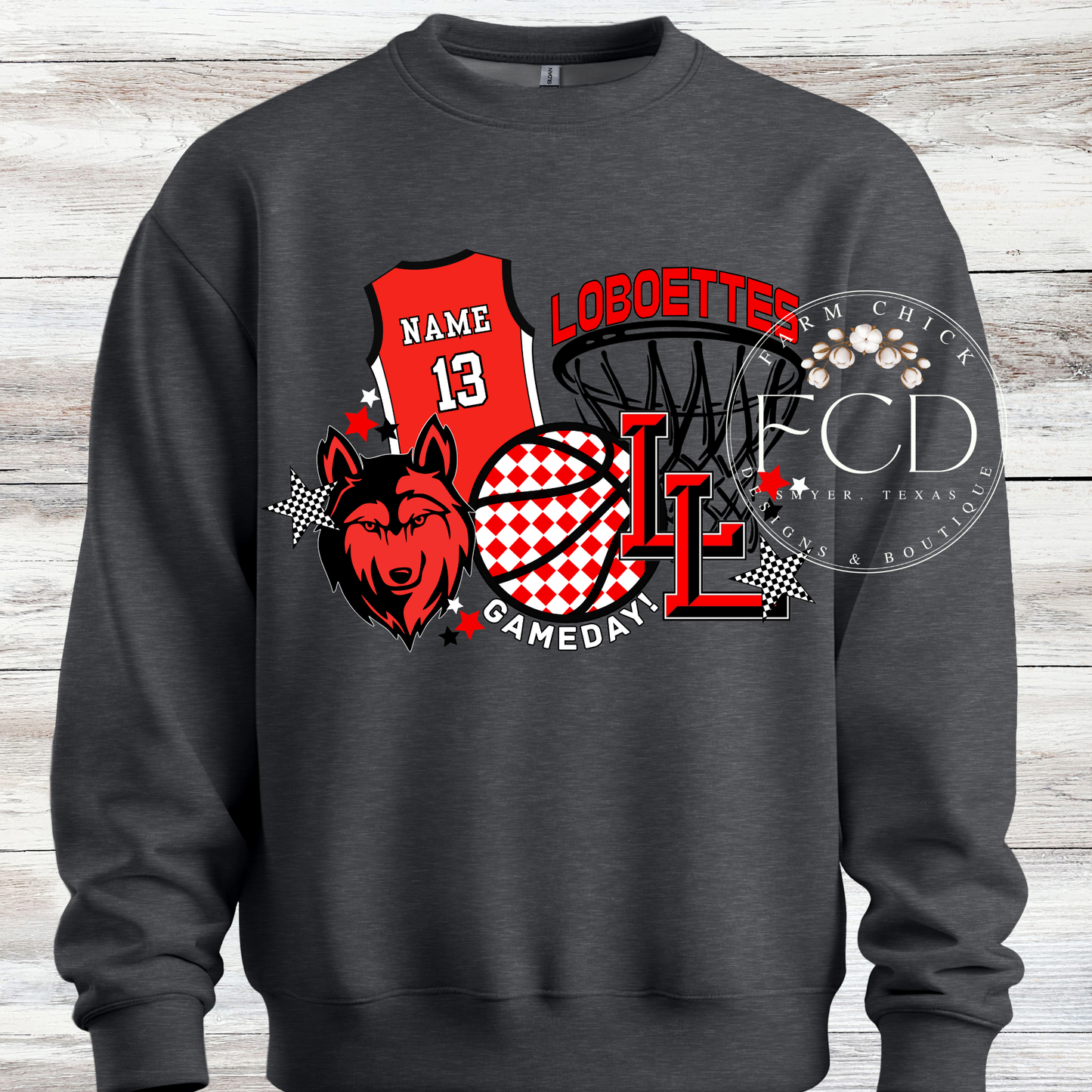 CUSTOM BASKETBALL FAN SHIRT