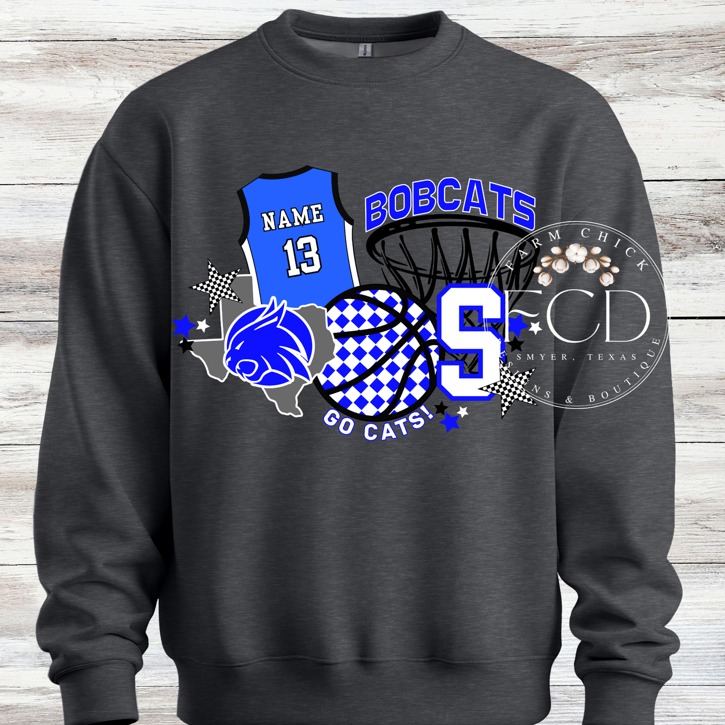 CUSTOM BASKETBALL FAN SHIRT