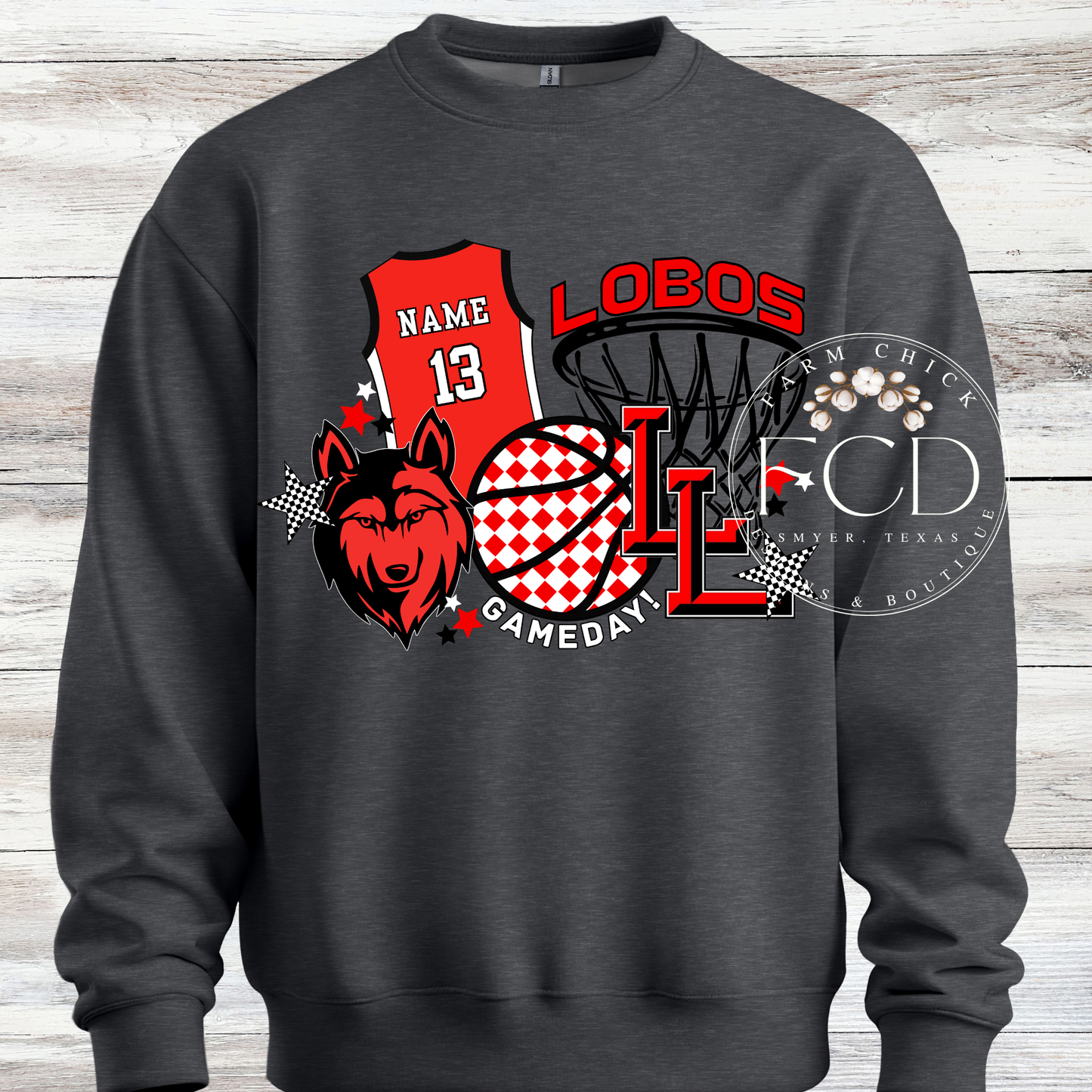 CUSTOM BASKETBALL FAN SHIRT