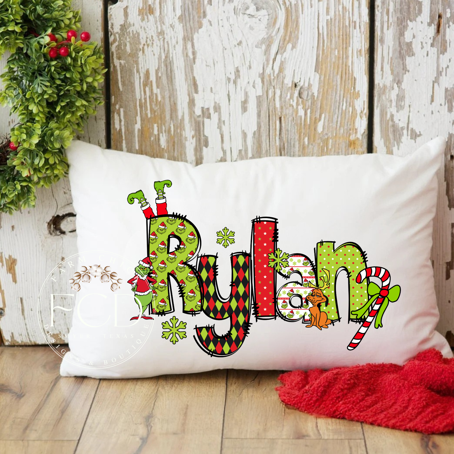 All is Calm Custom Christmas standard pillowcase