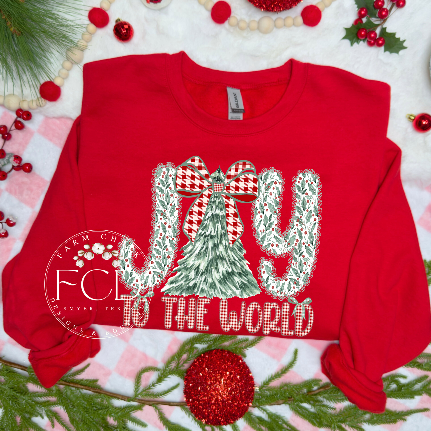 CHRISTMAS HOLLY JOY TO THE WORLD