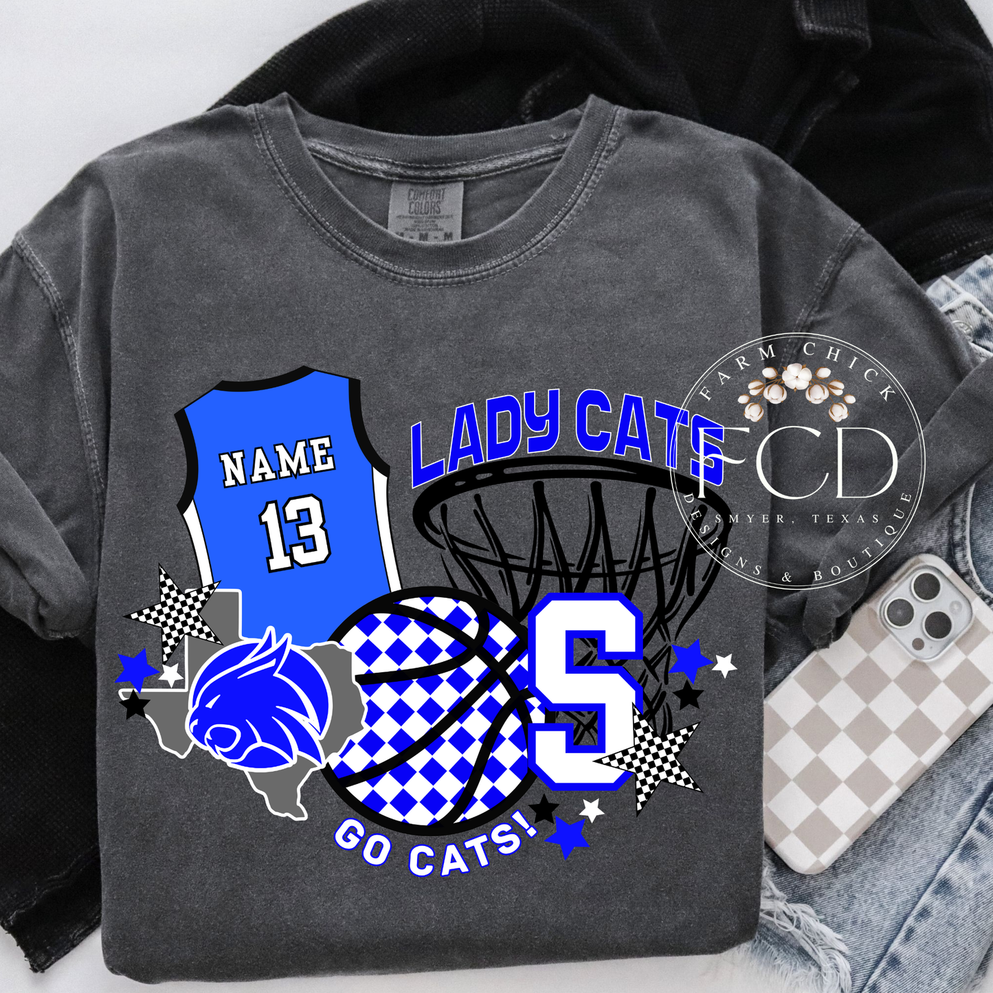 CUSTOM BASKETBALL FAN SHIRT