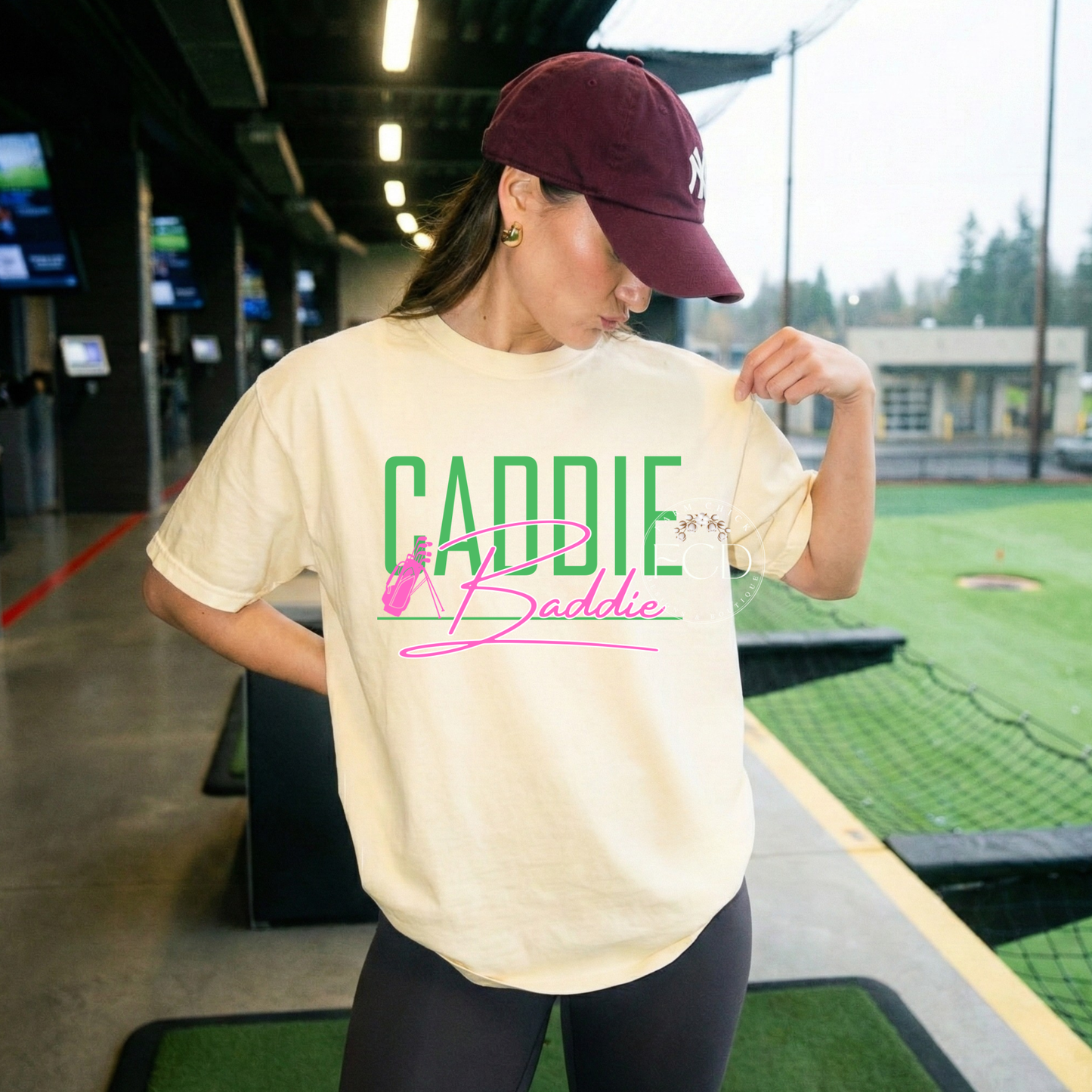 CADDIE BADDIE TEE