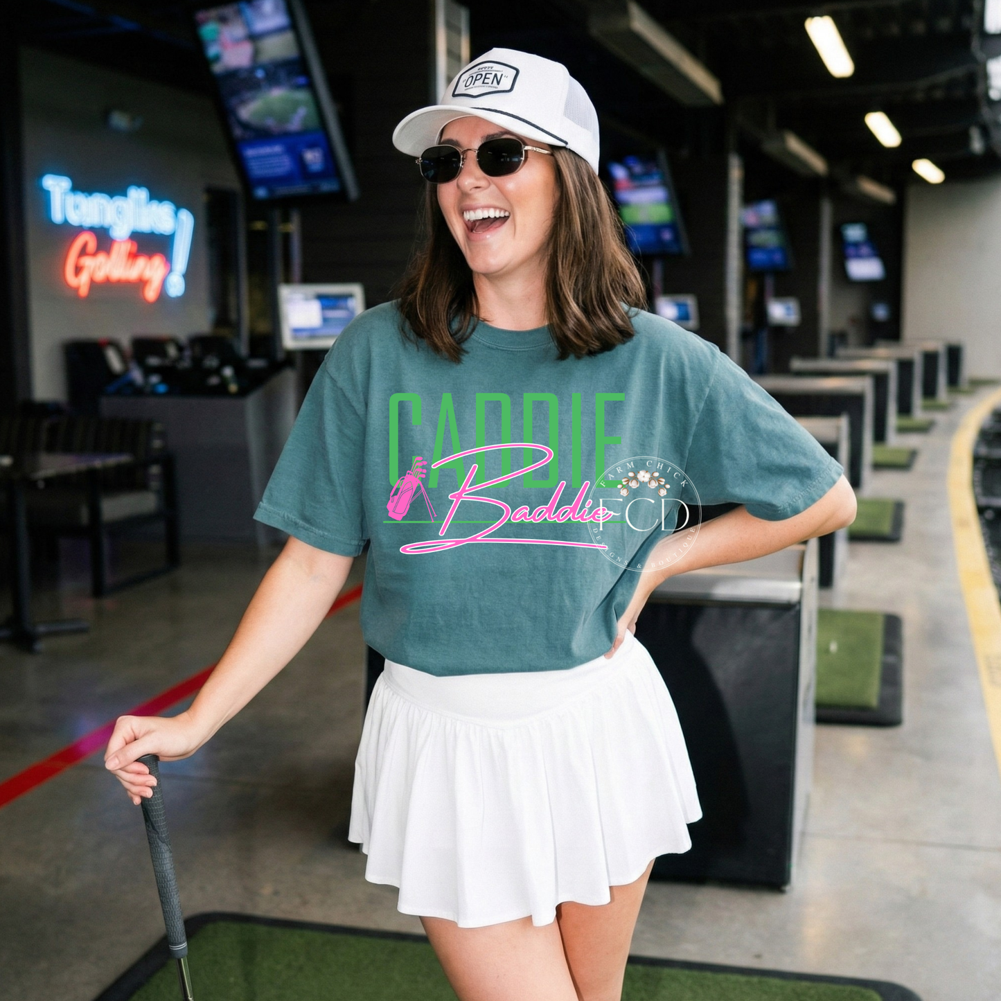CADDIE BADDIE TEE