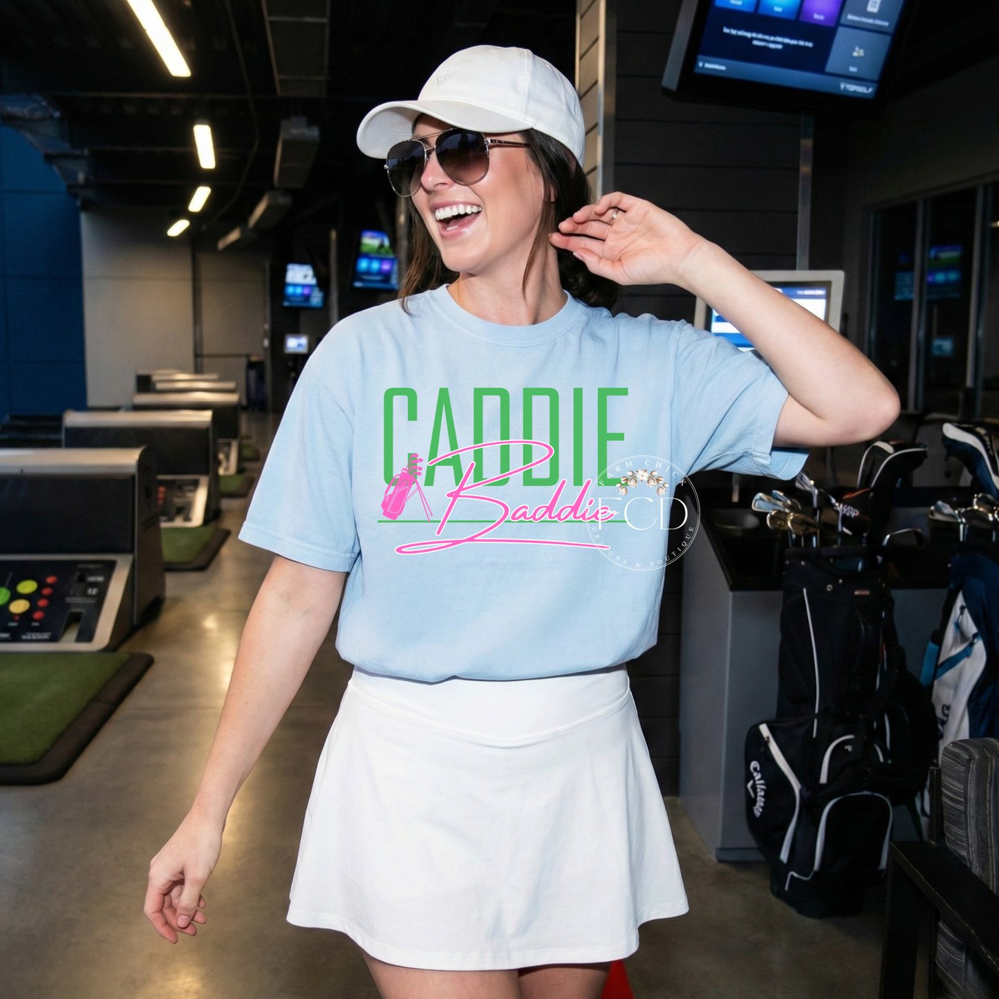 CADDIE BADDIE TEE