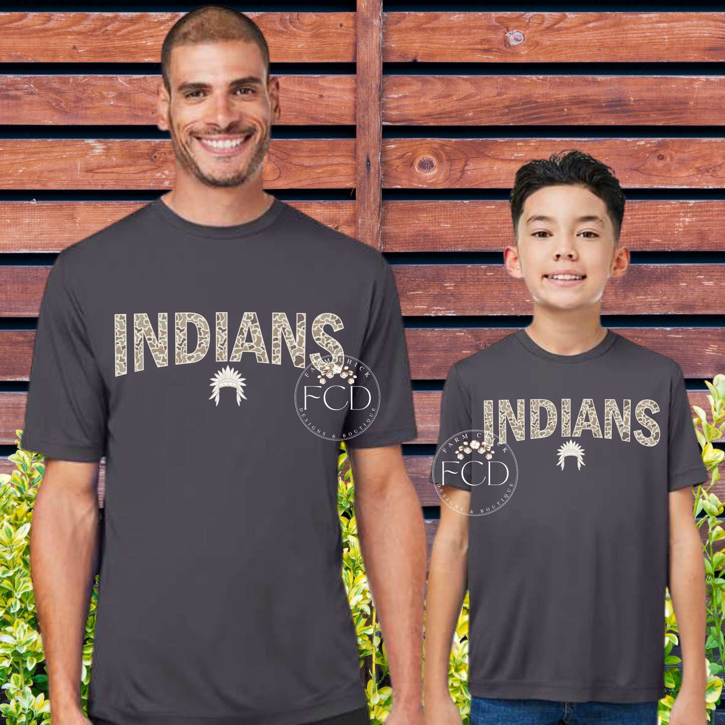 Dri-Fit Camo Mascot T-shirt - customizable