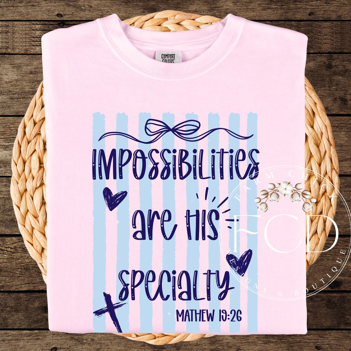 Impossibilities are His specialty