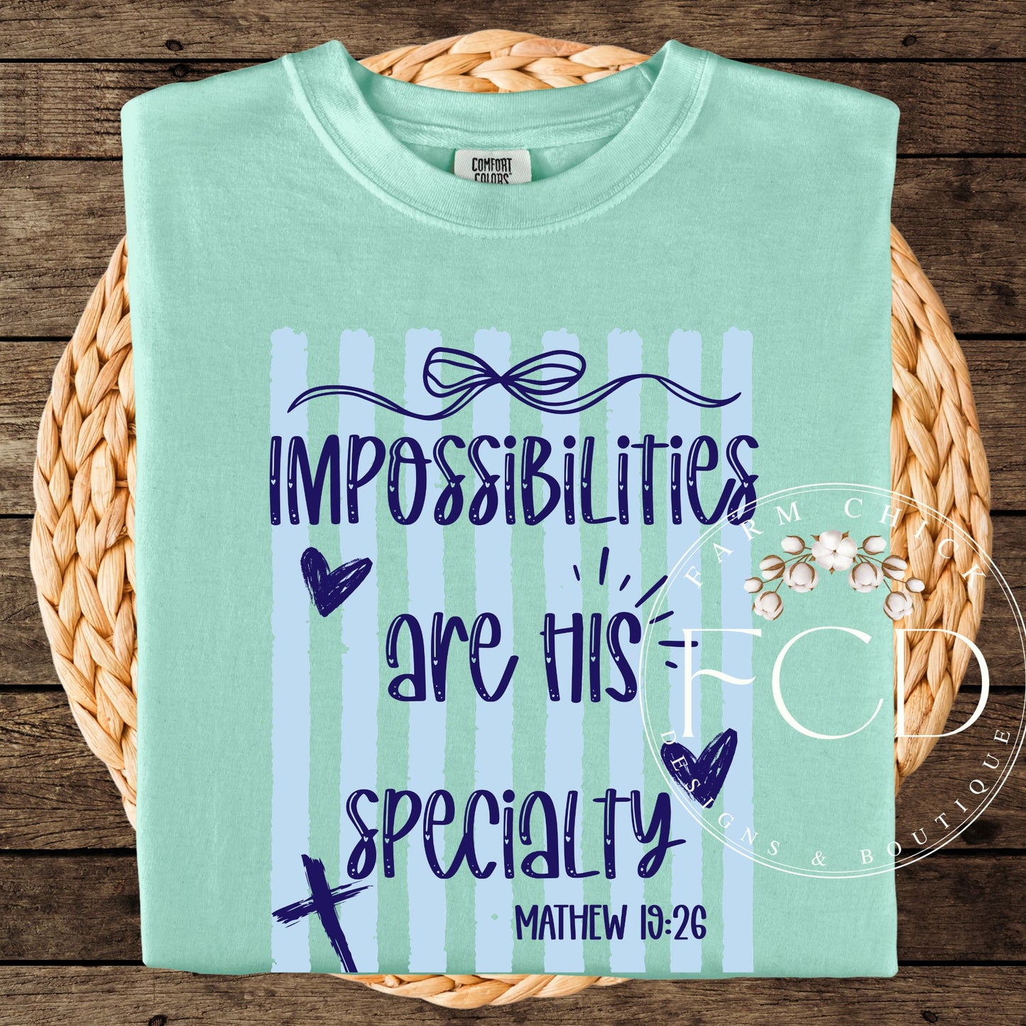 Impossibilities are His specialty