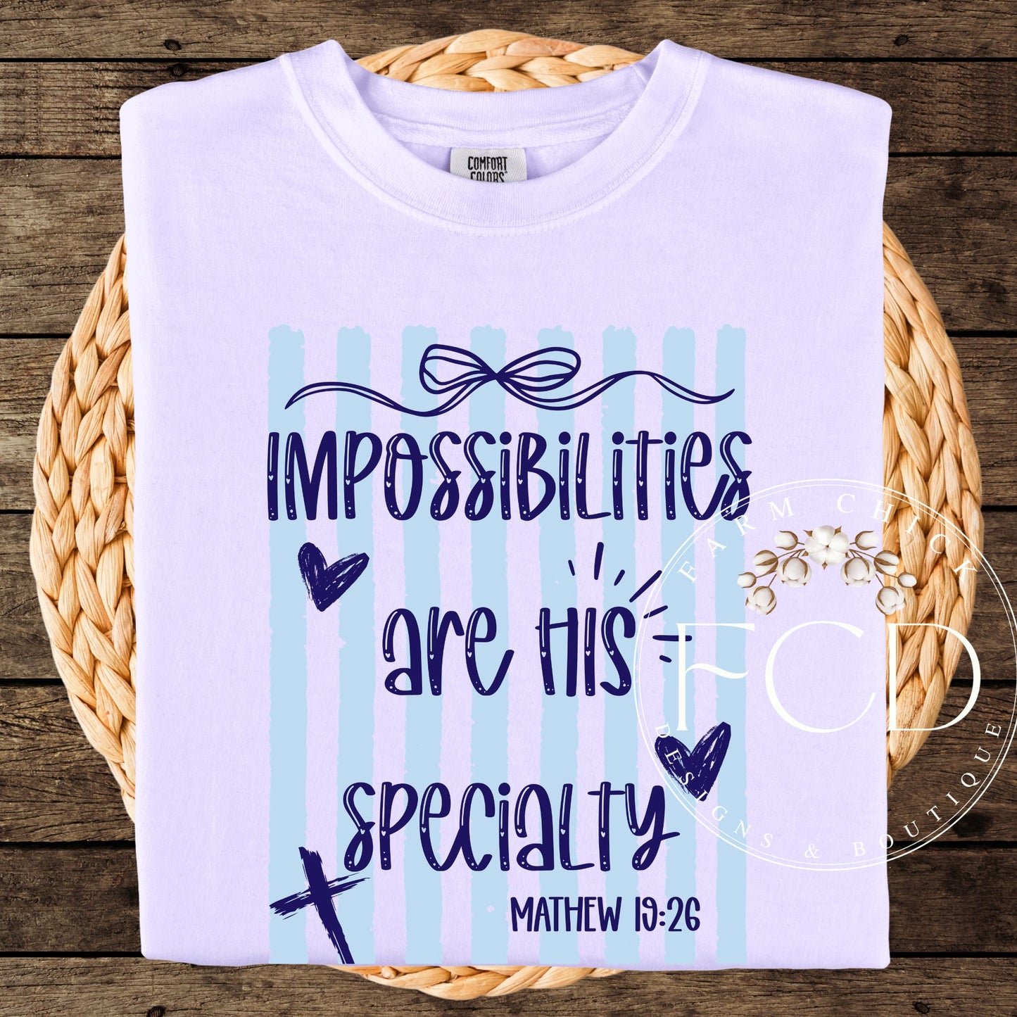Impossibilities are His specialty
