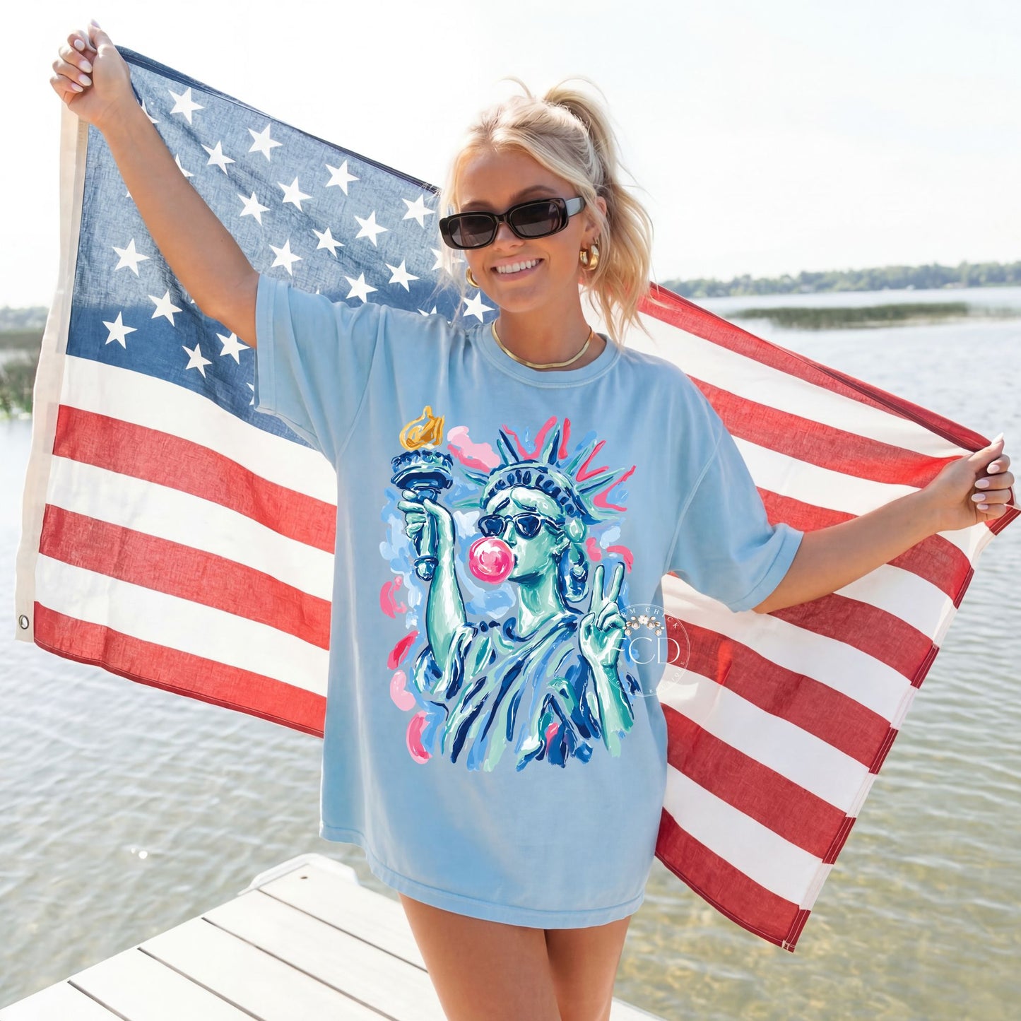 Bubbles and Lady Liberty