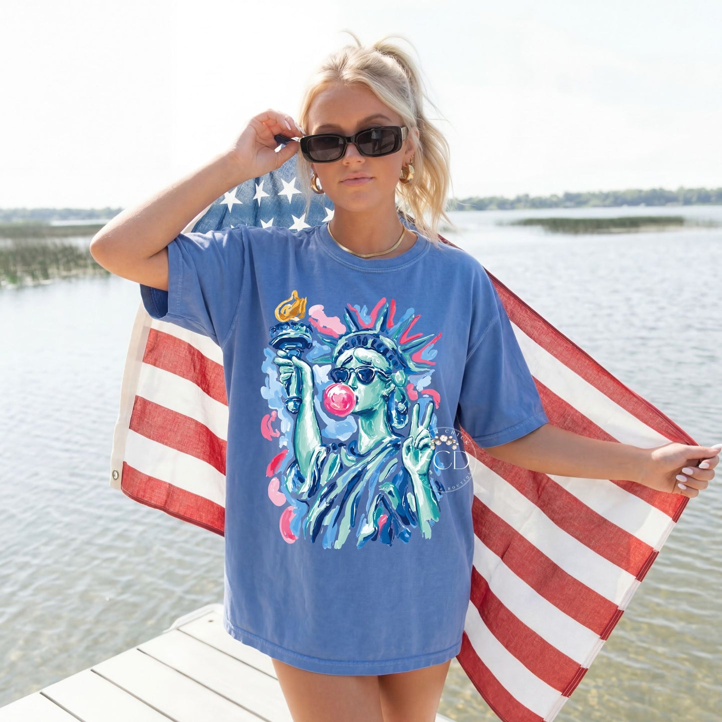 Bubbles and Lady Liberty