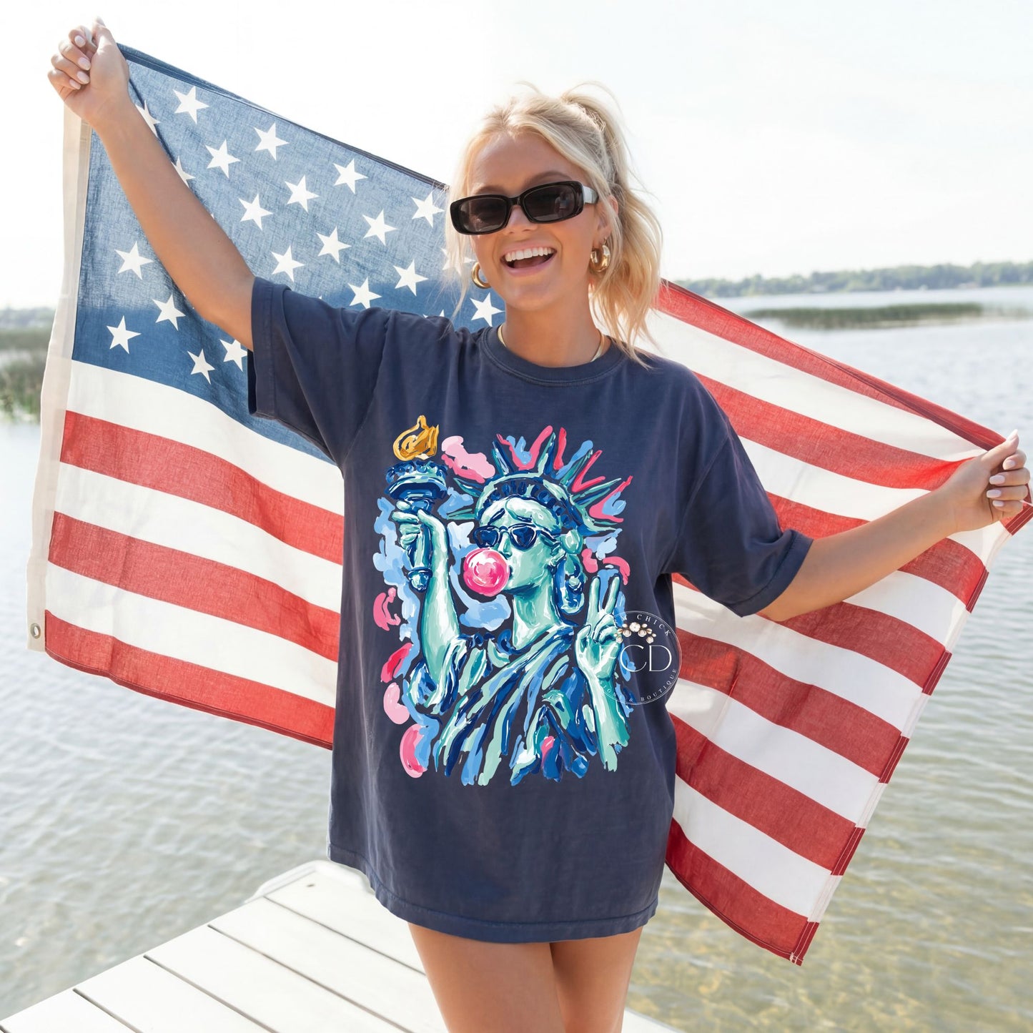 Bubbles and Lady Liberty