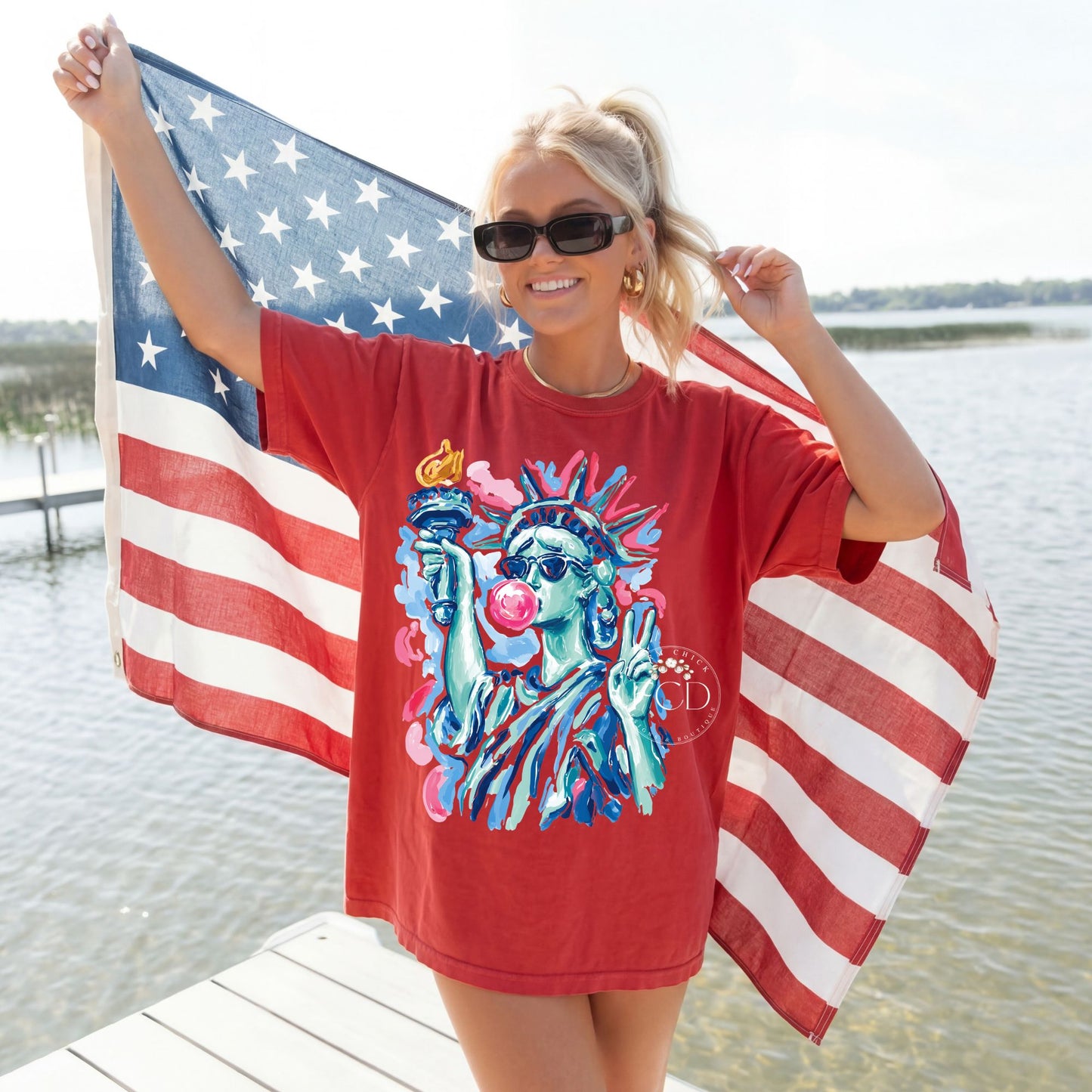 Bubbles and Lady Liberty