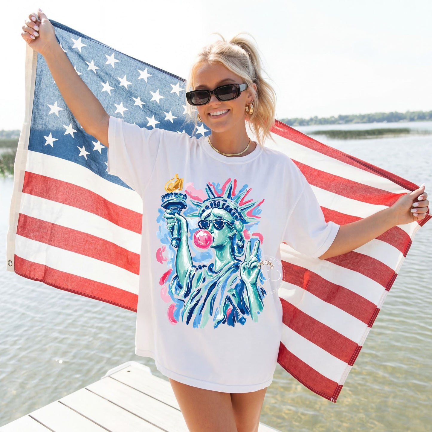 Bubbles and Lady Liberty