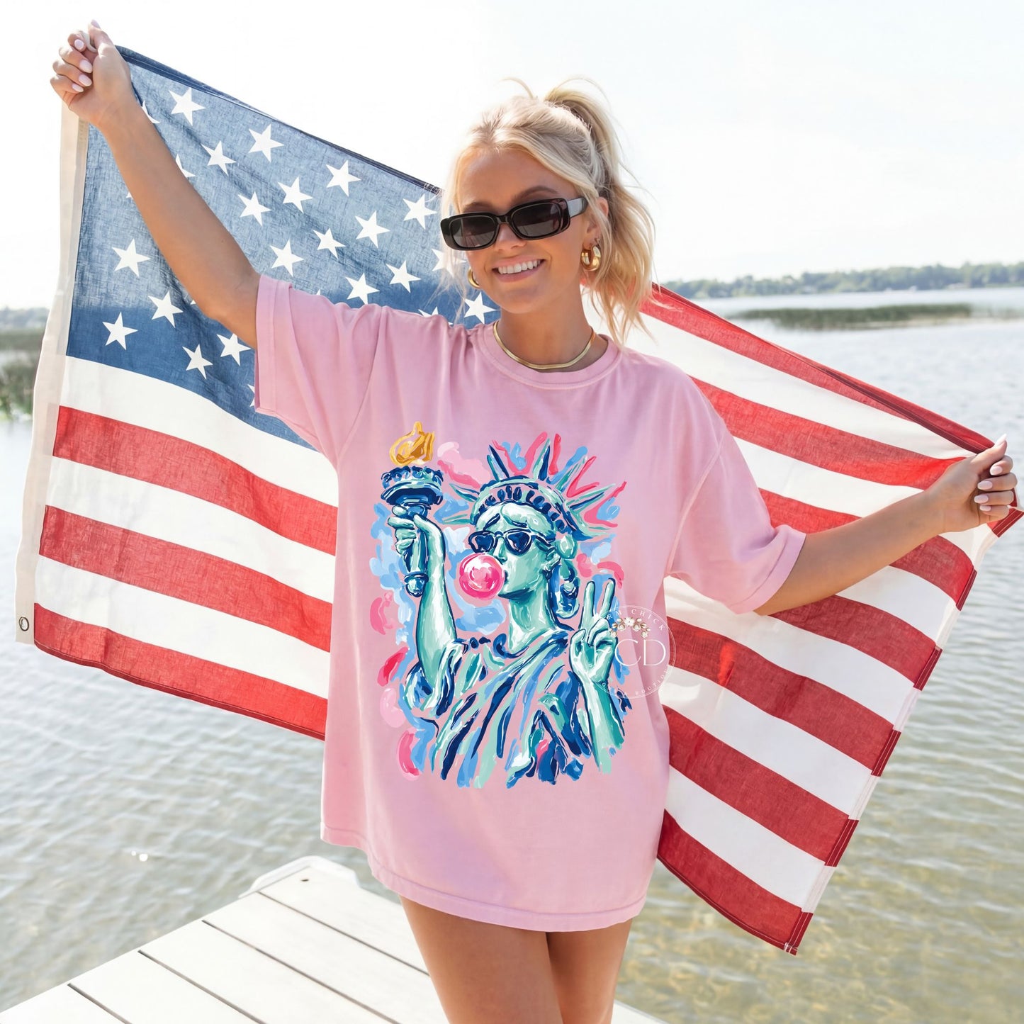 Bubbles and Lady Liberty
