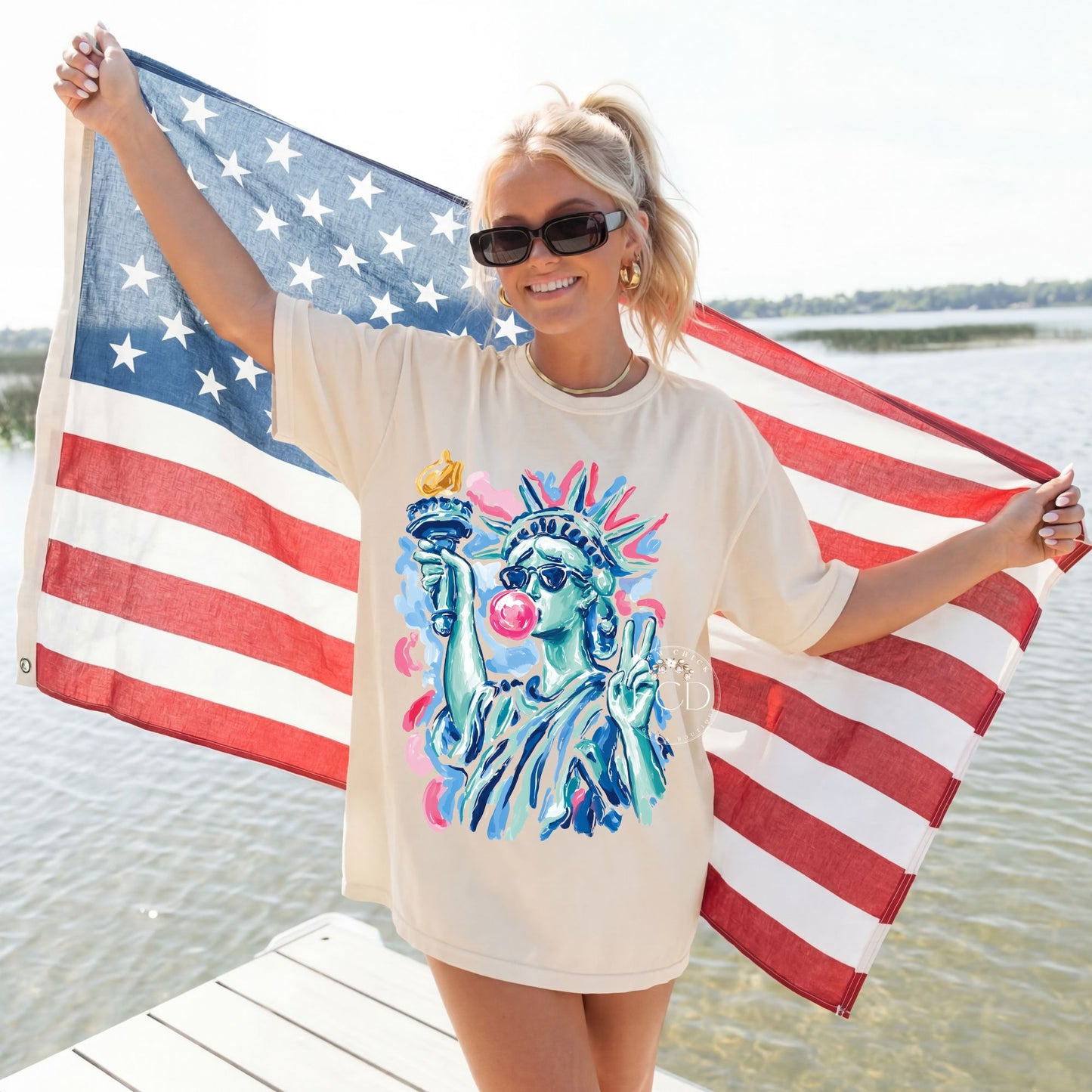 Bubbles and Lady Liberty