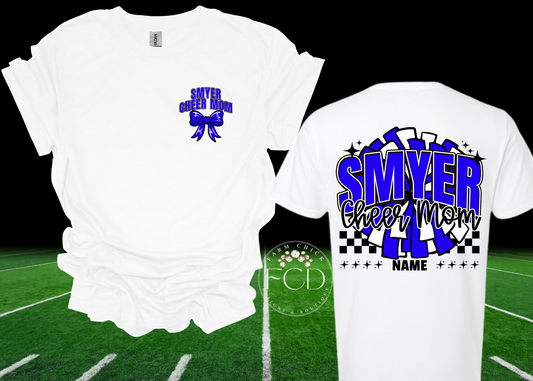 SMYER CHEER MOM BELLA CANVAS TSHIRT