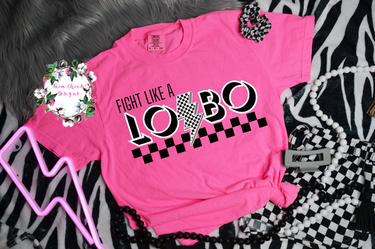 ADULT FIGHT LIKE A LOBO (PINK OUT)