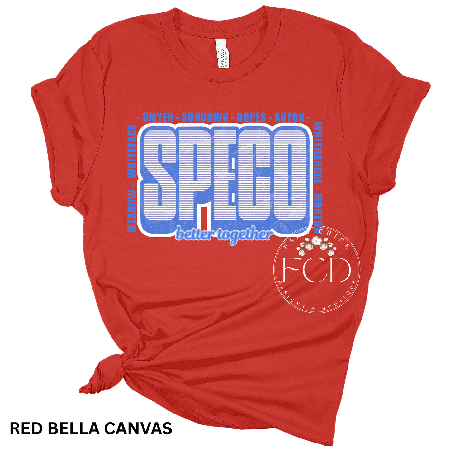 SPECO, BETTER TOGETHER BELLA CANVAS TEE