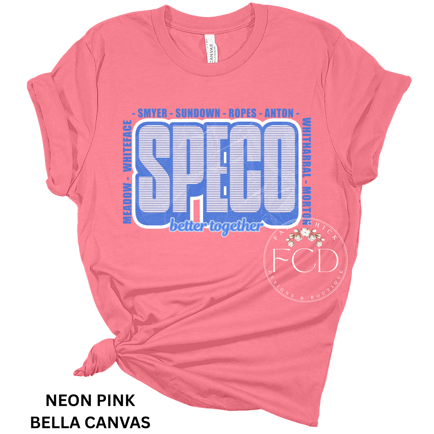 SPECO, BETTER TOGETHER BELLA CANVAS TEE