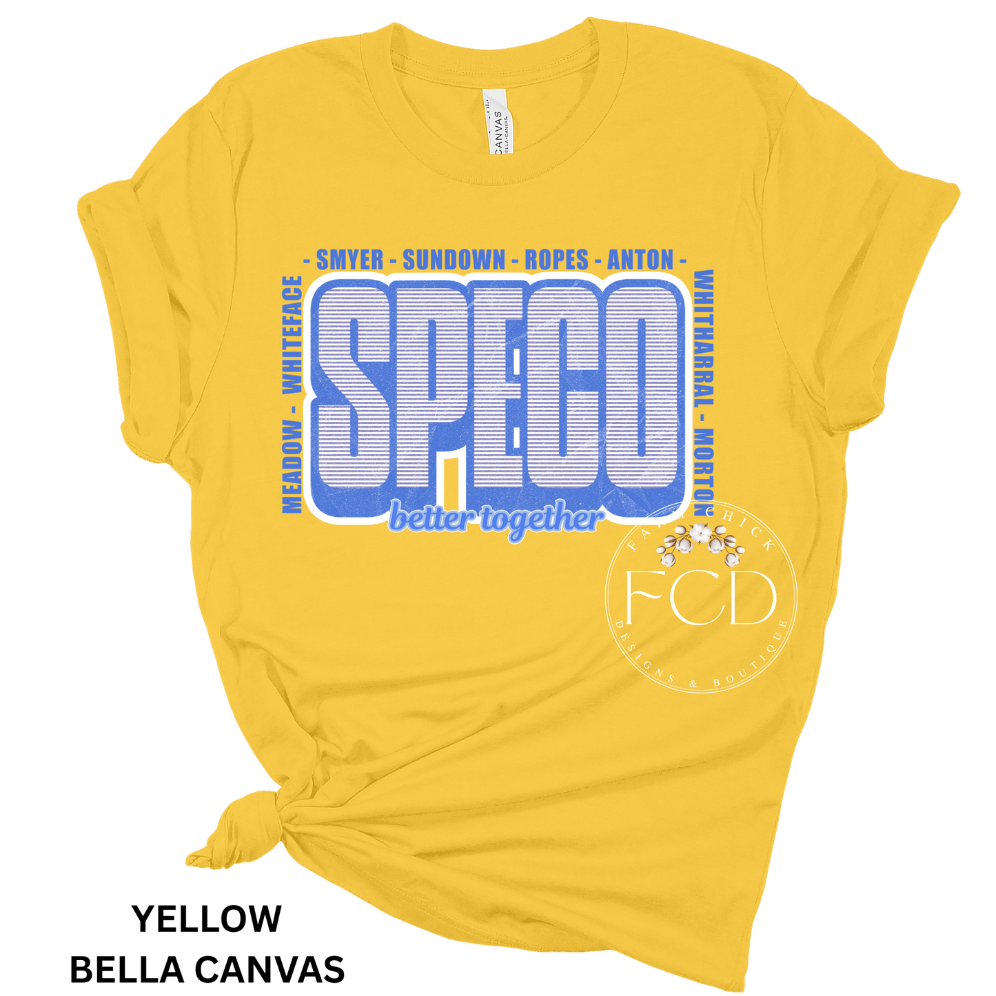 SPECO, BETTER TOGETHER BELLA CANVAS TEE