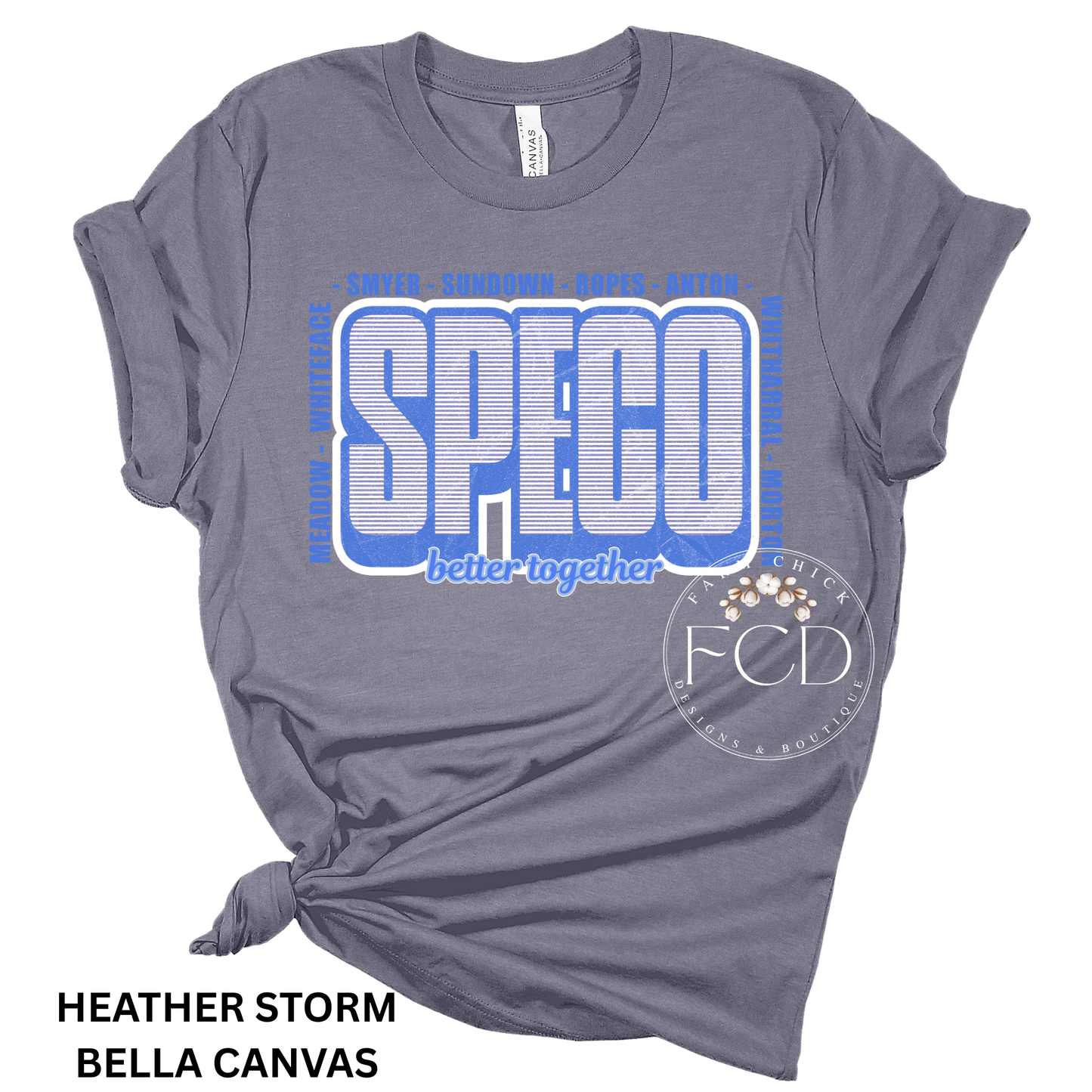 SPECO, BETTER TOGETHER BELLA CANVAS TEE