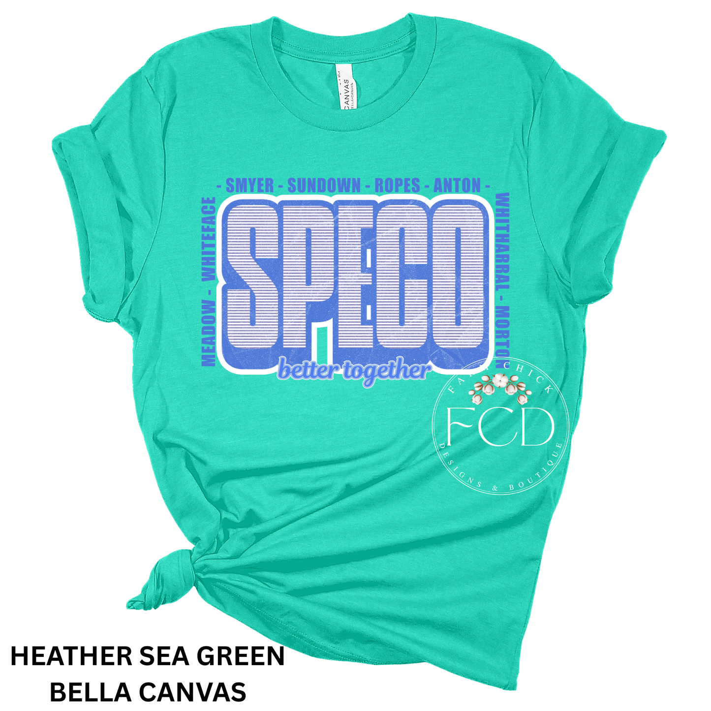 SPECO, BETTER TOGETHER BELLA CANVAS TEE