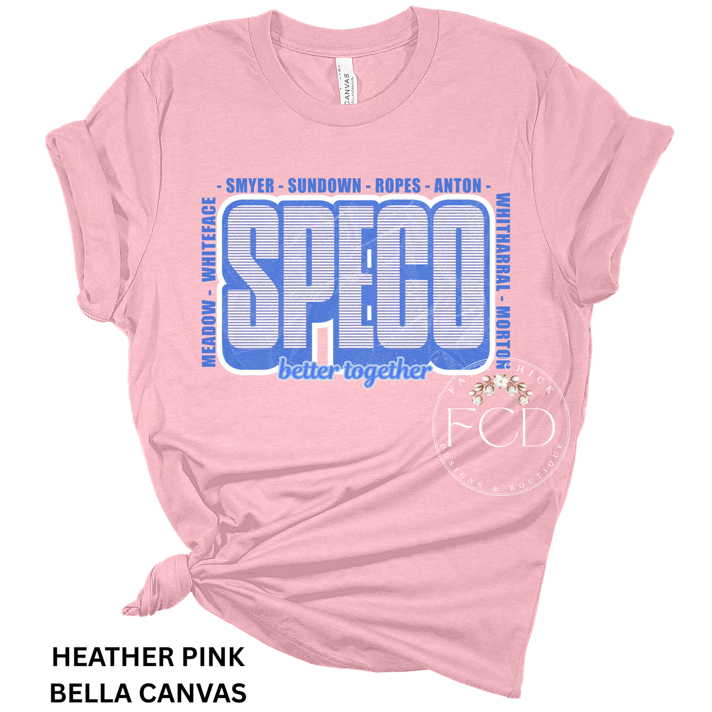 SPECO, BETTER TOGETHER BELLA CANVAS TEE