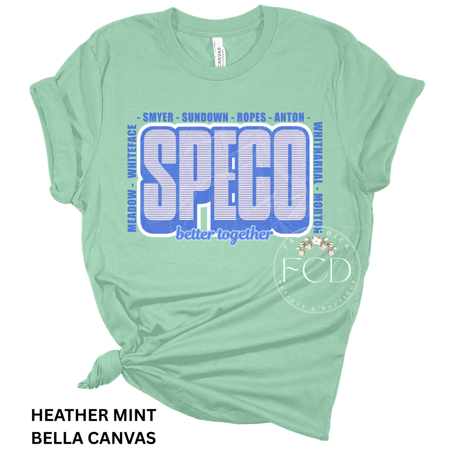 SPECO, BETTER TOGETHER BELLA CANVAS TEE