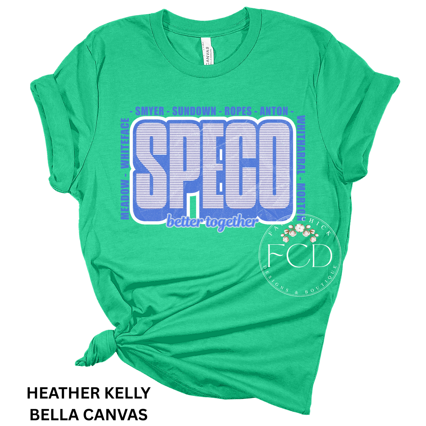 SPECO, BETTER TOGETHER BELLA CANVAS TEE