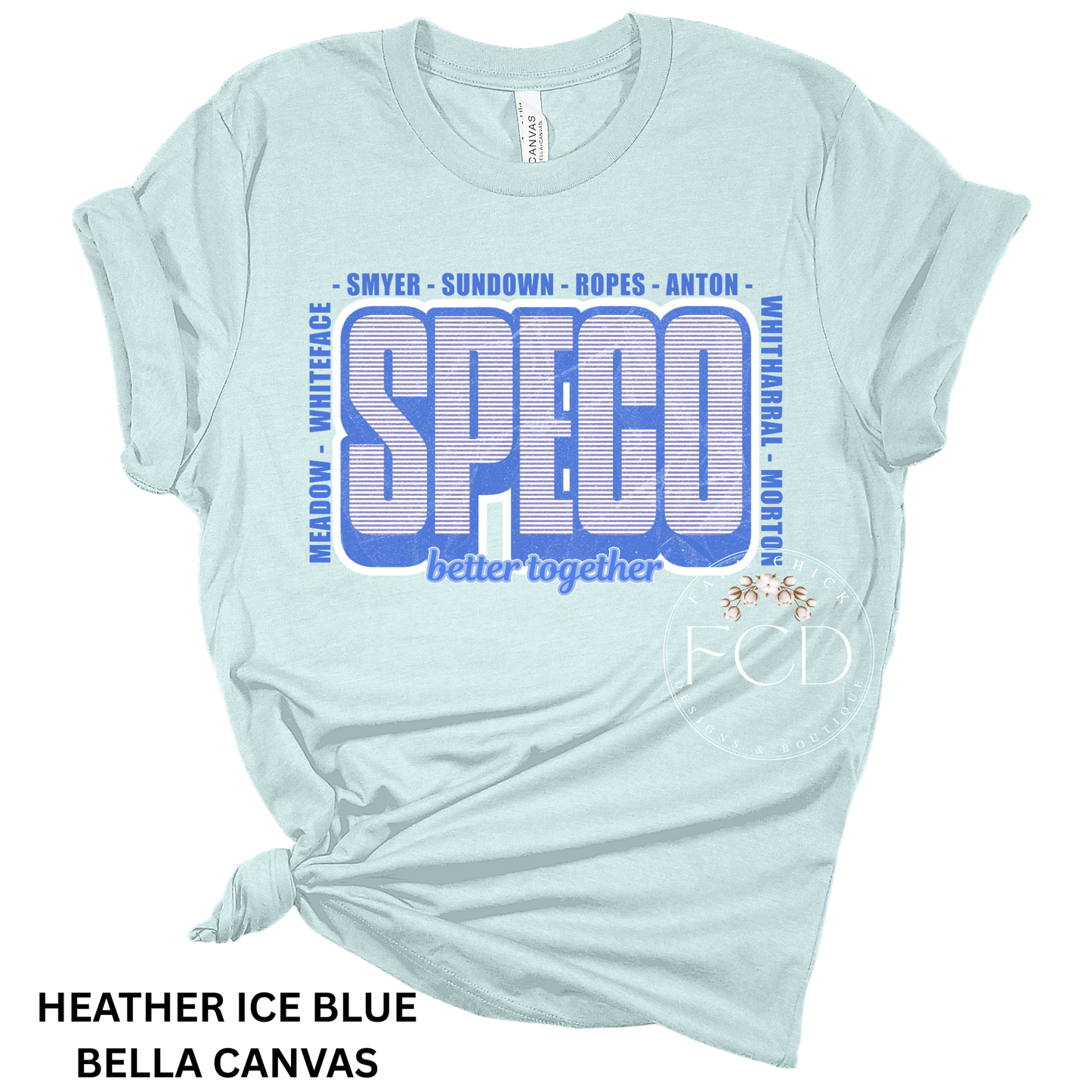 SPECO, BETTER TOGETHER BELLA CANVAS TEE