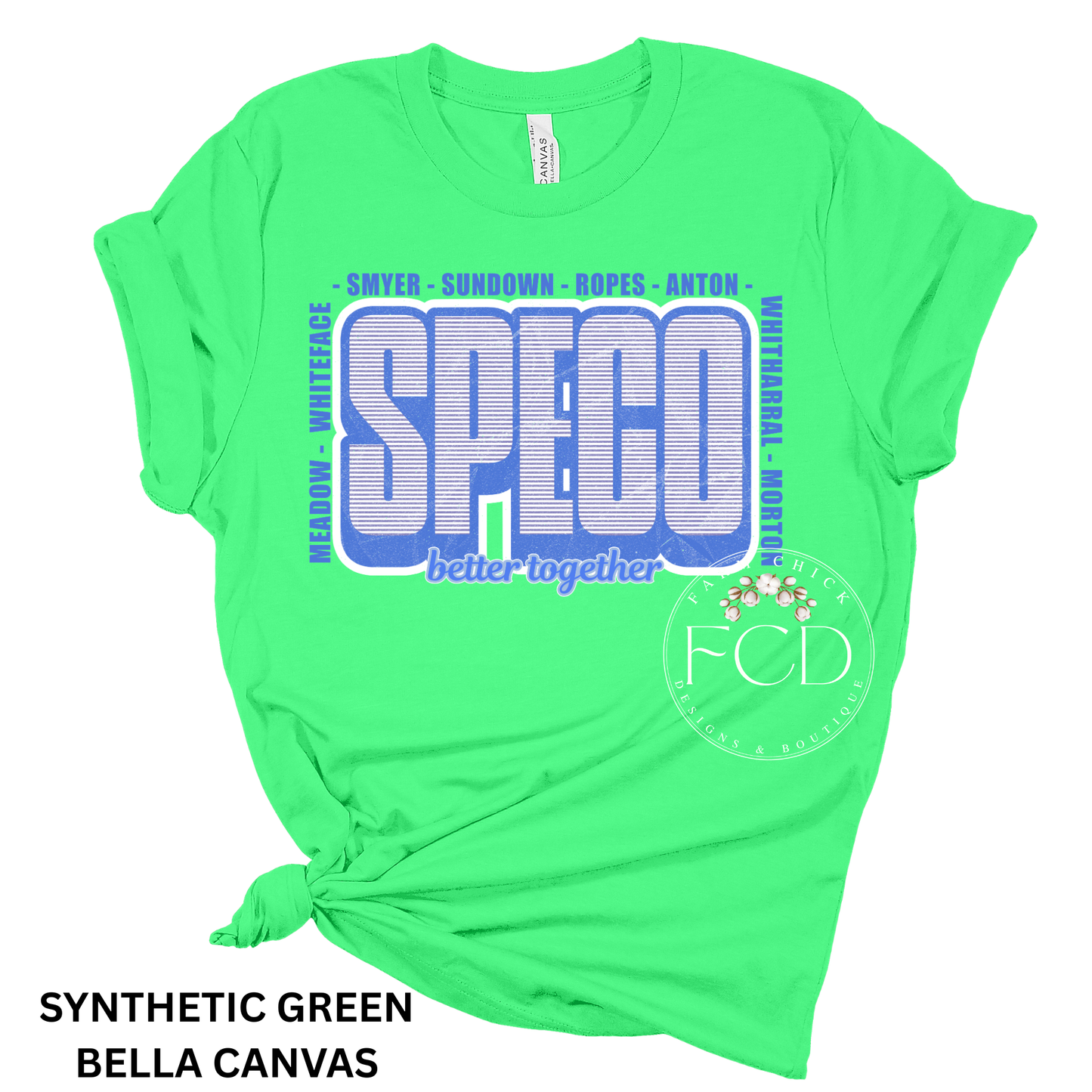 SPECO, BETTER TOGETHER BELLA CANVAS TEE