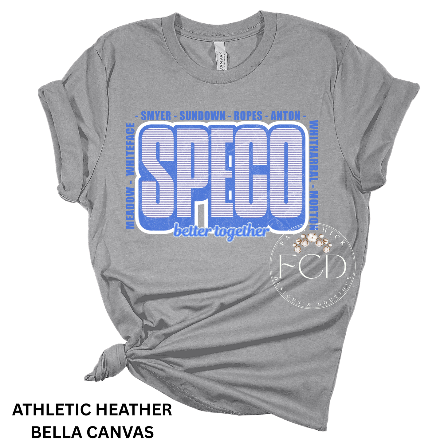 SPECO, BETTER TOGETHER BELLA CANVAS TEE