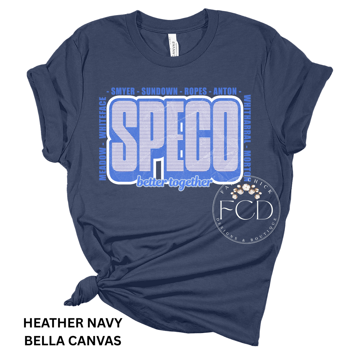 SPECO, BETTER TOGETHER BELLA CANVAS TEE