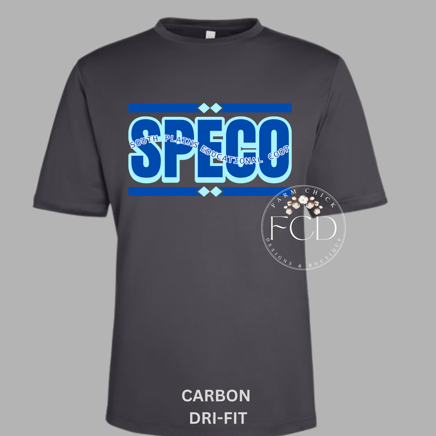 SPECO DRI-FIT TEE, SHORT OR LONG SLEEVE