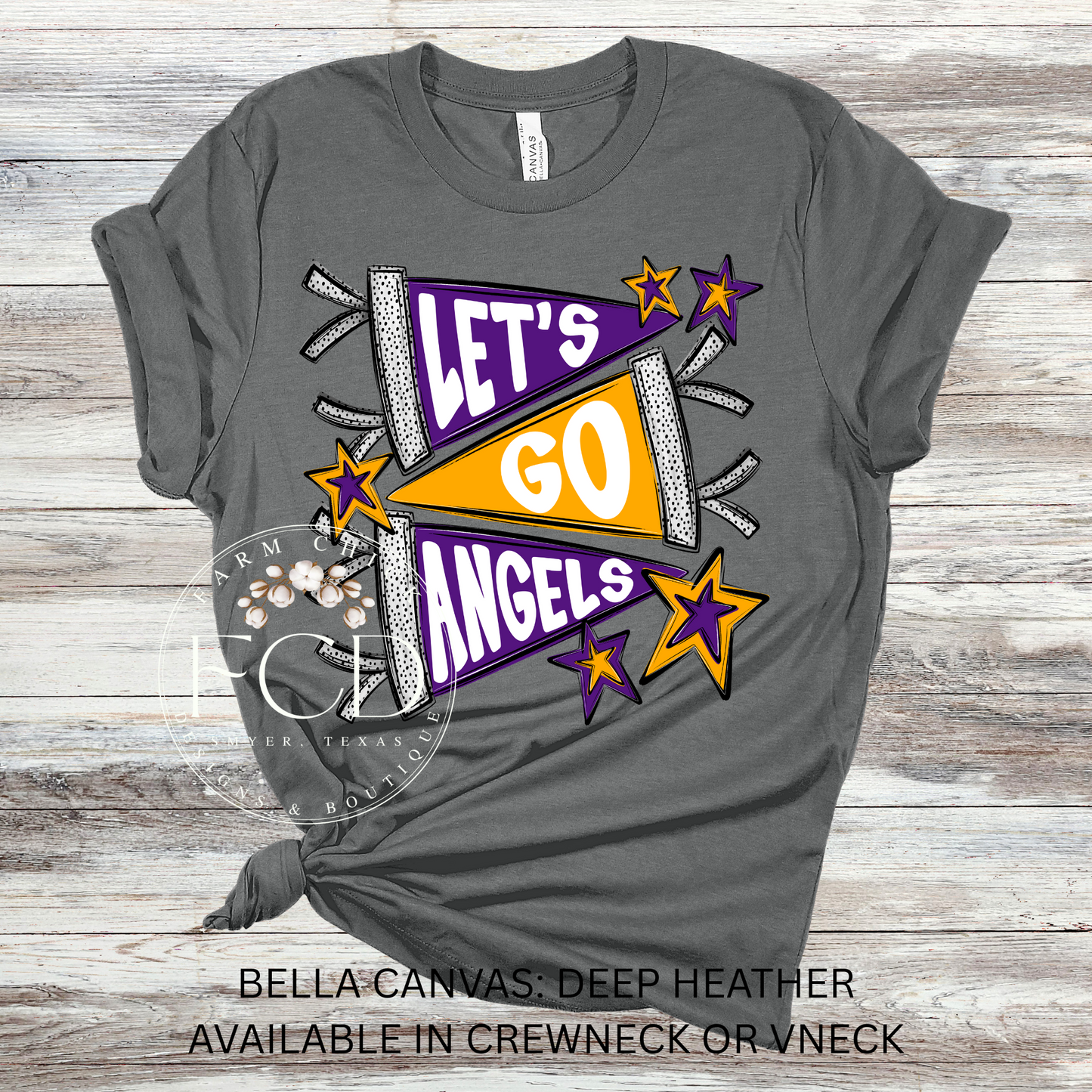 CUSTOM LET'S GO MASCOT ADULT AND YOUTH TEES