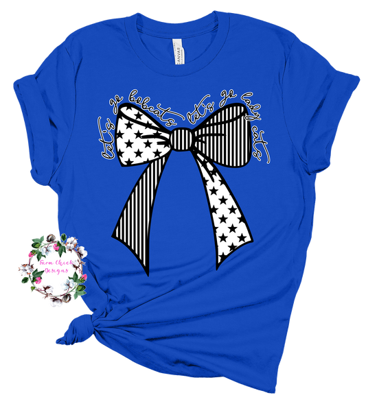 Let's Go Bobcats Spirit tee and sweatshirt