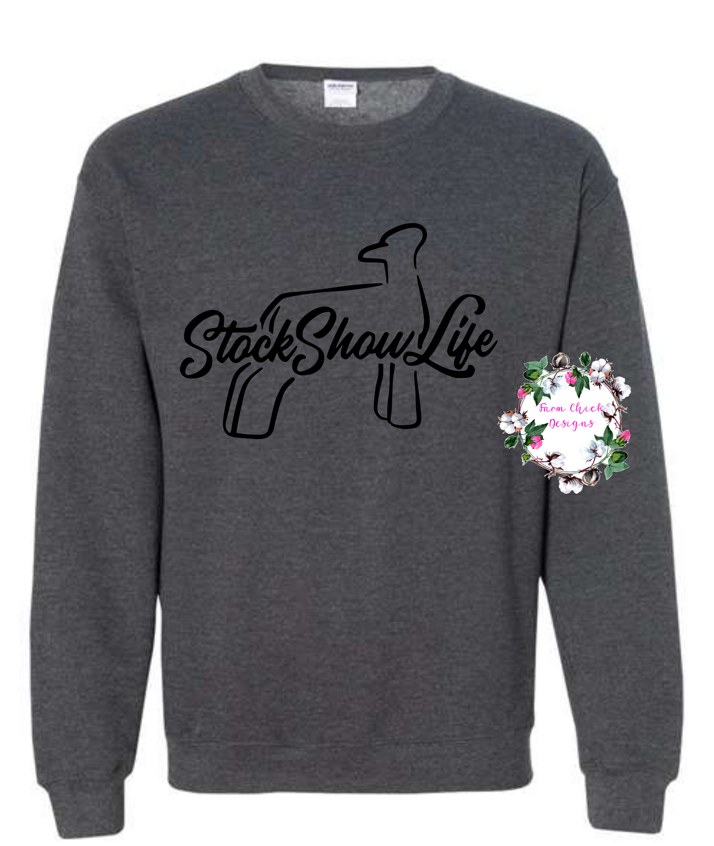 Show Lamb Stock Show Life Youth Sweatshirt
